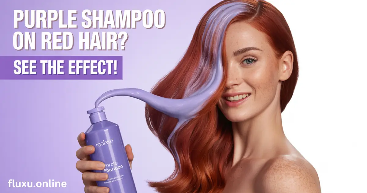 what does purple shampoo do to red hair